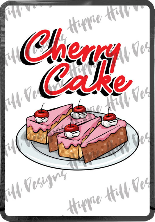 Cherry Cake custom printed mylar bag