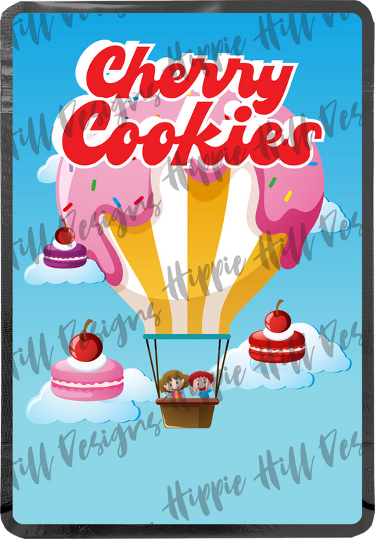 Cherry Cookies custom printed mylar bag
