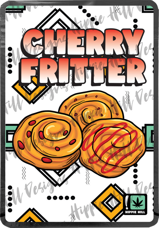 Cherry Fritter custom printed mylar bag