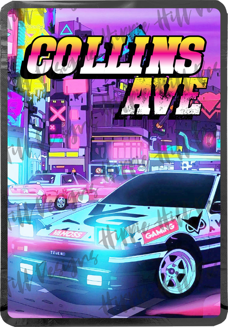 Collins Ave custom printed mylar bag