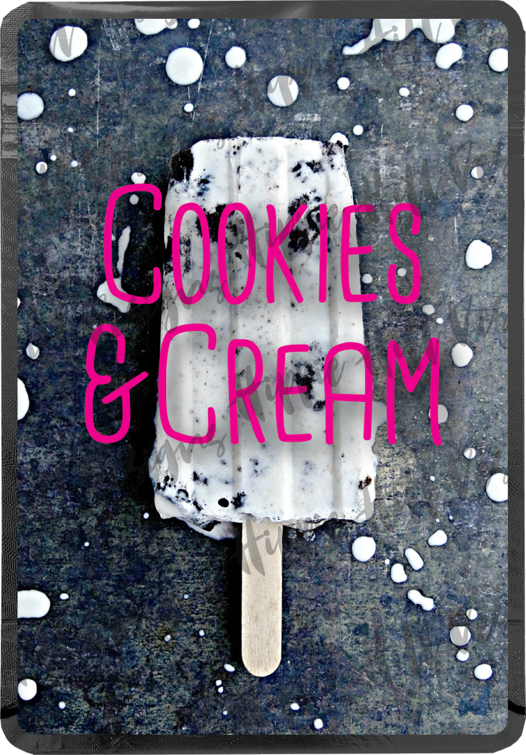 Cookies & Cream custom printed mylar bag