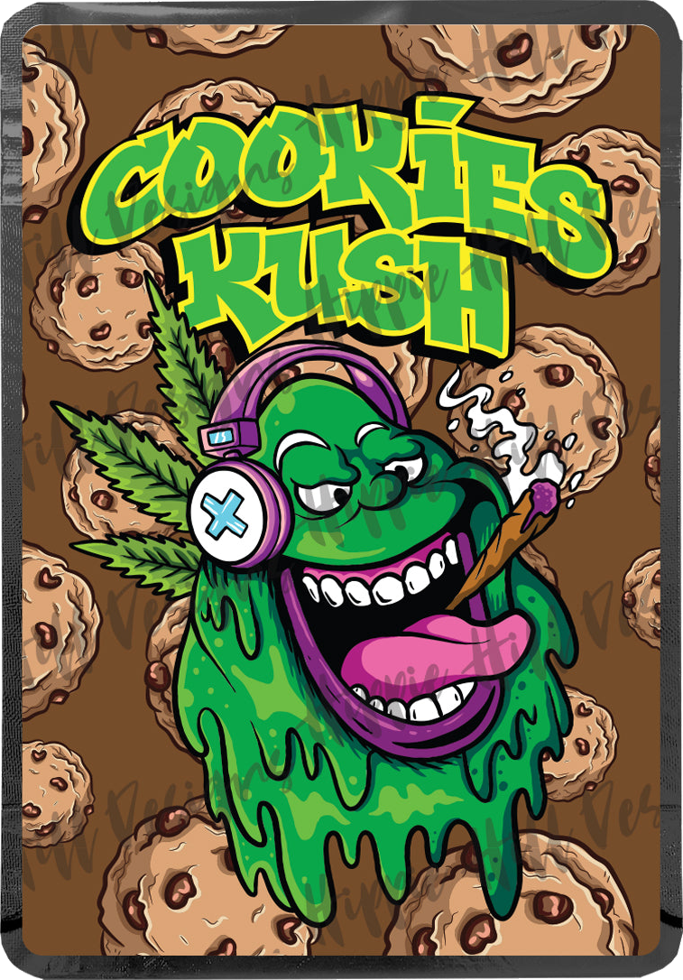 Cookies Kush custom printed mylar bag