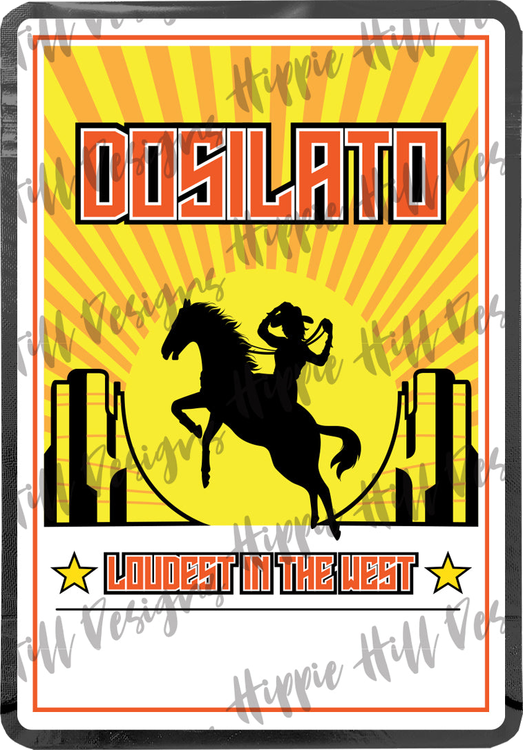 Dosilato V2. custom printed mylar bag