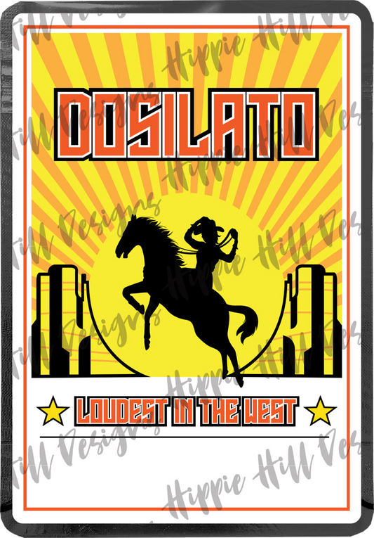Dosilato V2. custom printed mylar bag