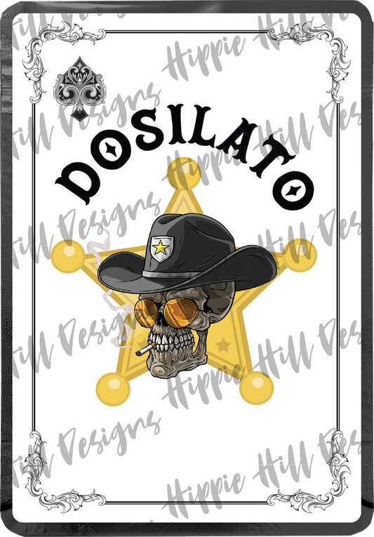 Dosilato V3. custom printed mylar bag