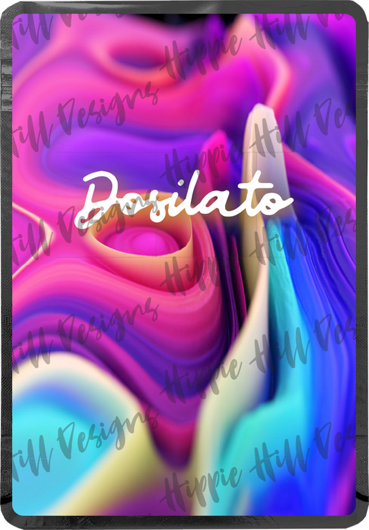 Dosilato custom printed mylar bag