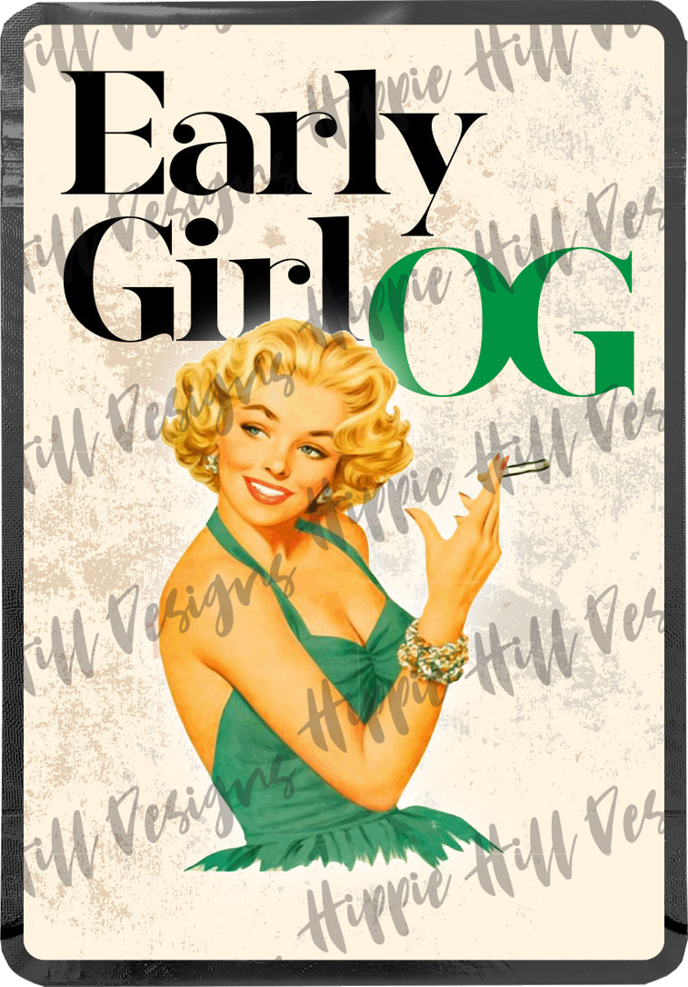 Early Girl OG custom printed mylar bag