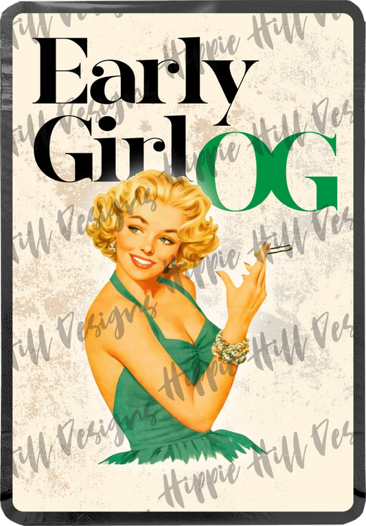 Early Girl OG custom printed mylar bag