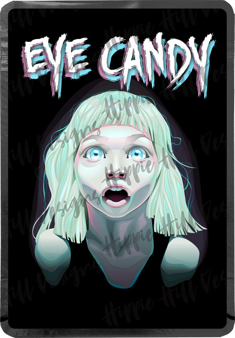 Eye Candy custom printed mylar bag