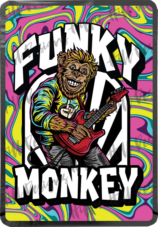 Funky Monkey custom printed mylar bag