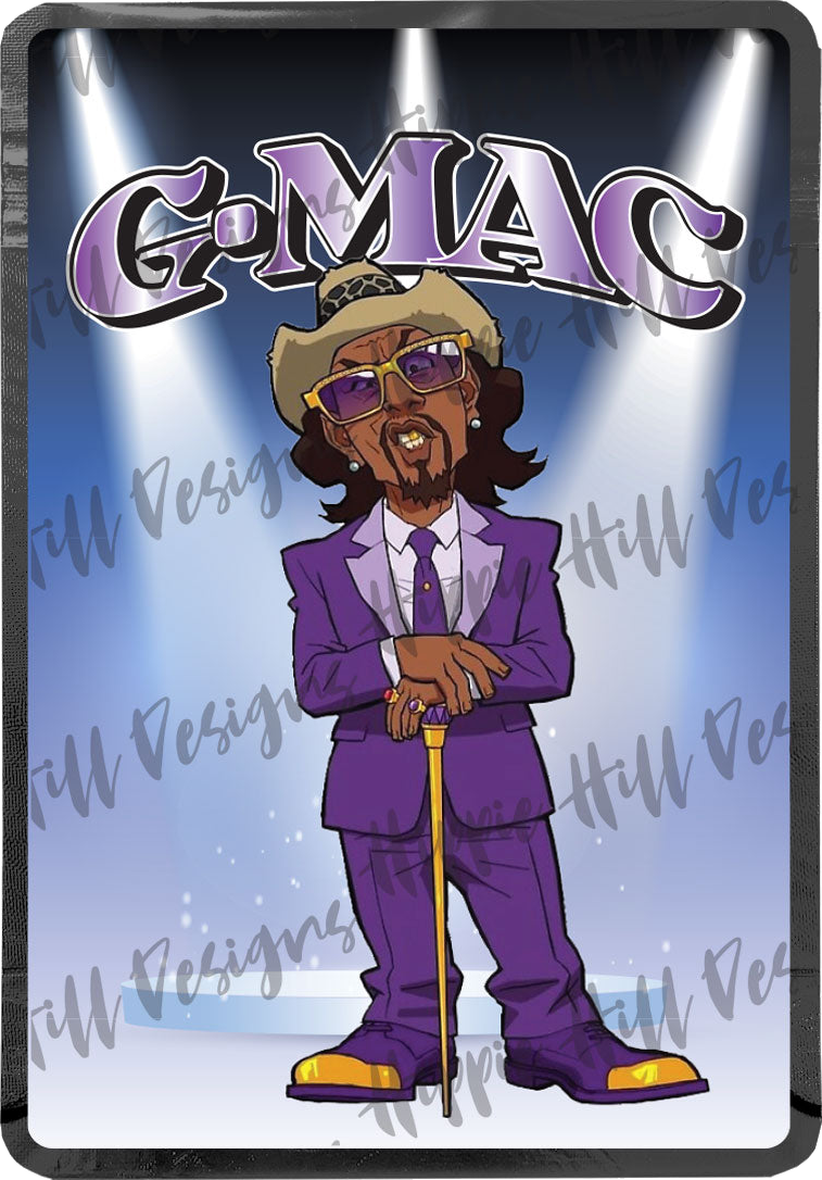G-Mac custom printed mylar bag
