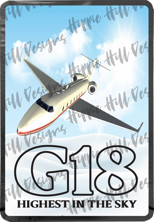G18 custom printed mylar bag