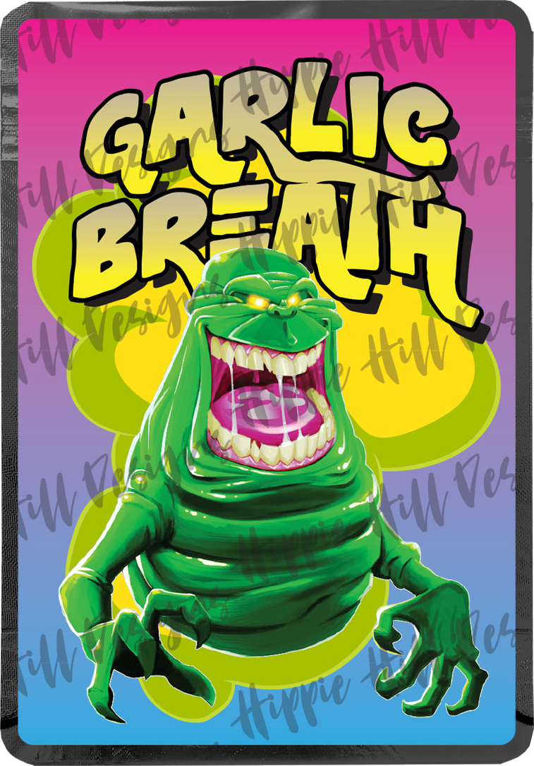 Garlic Breath custom printed mylar bag