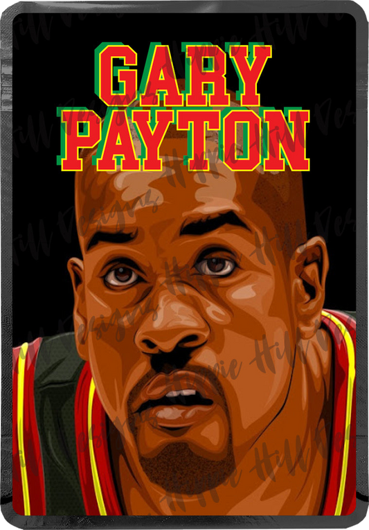 Gary Payton custom printed mylar bag