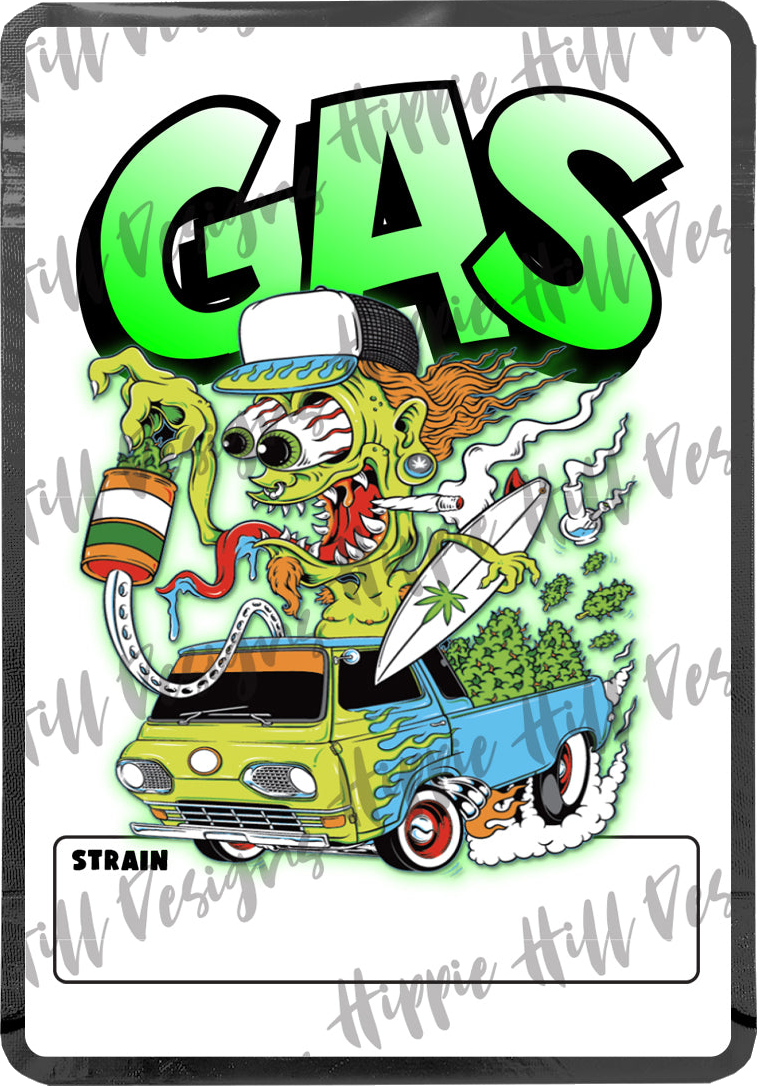 Gas - Delivery custom printed mylar bag