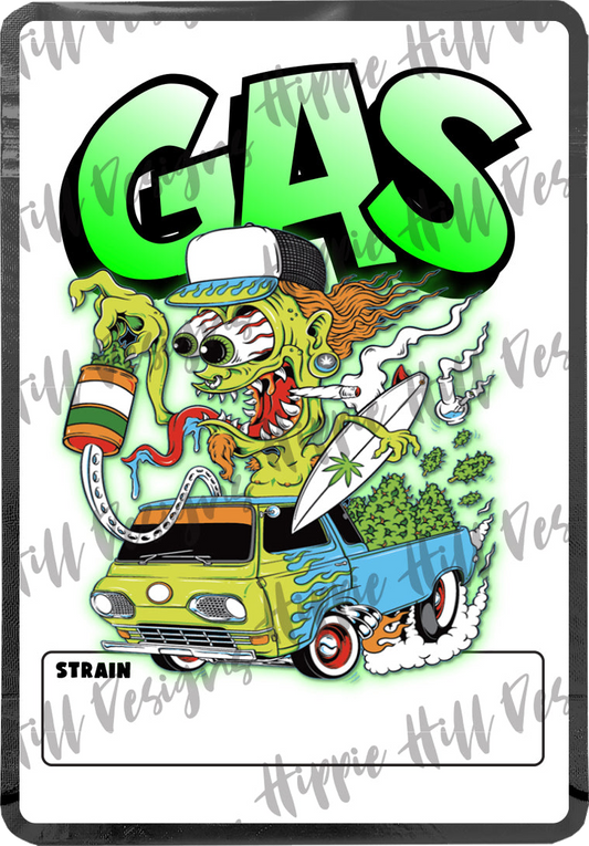 Gas - Delivery custom printed mylar bag