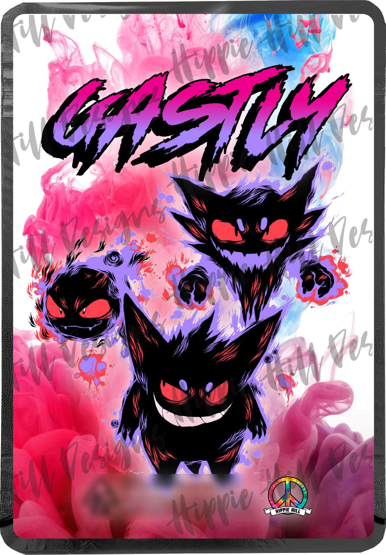 Gastly custom printed mylar bag