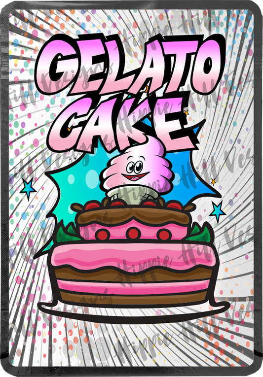 Gelato Cake custom printed mylar bag