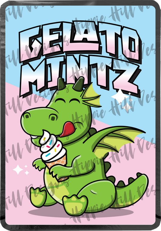 Gelato Mintz custom printed mylar bag