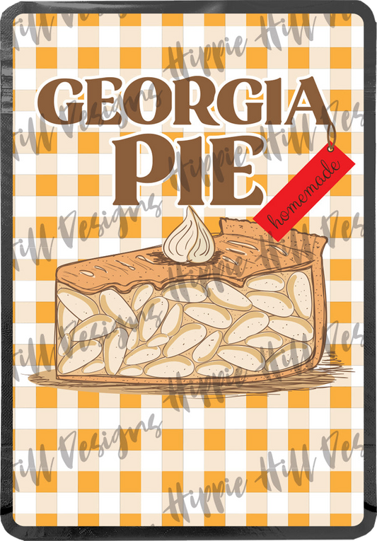 Georgia Pie custom printed mylar bag