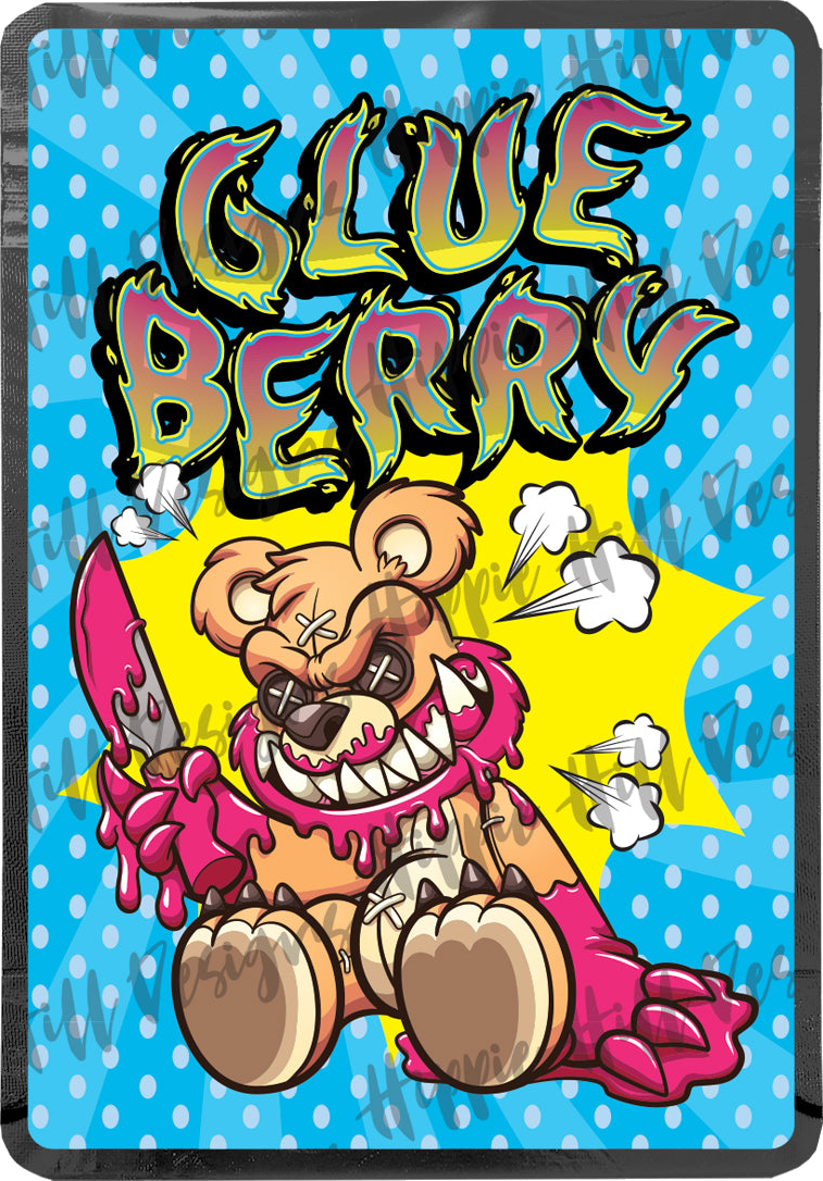 Glue Berry custom printed mylar bag