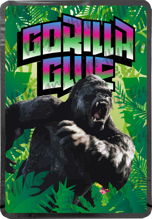 Gorilla Glue V2 custom printed mylar bag