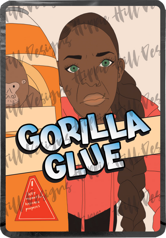 Gorilla Glue V3. custom printed mylar bag