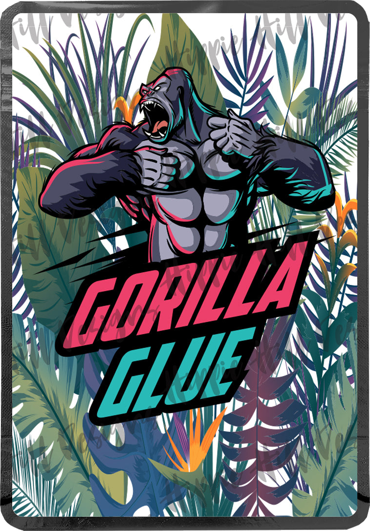 Gorilla Glue custom printed mylar bag