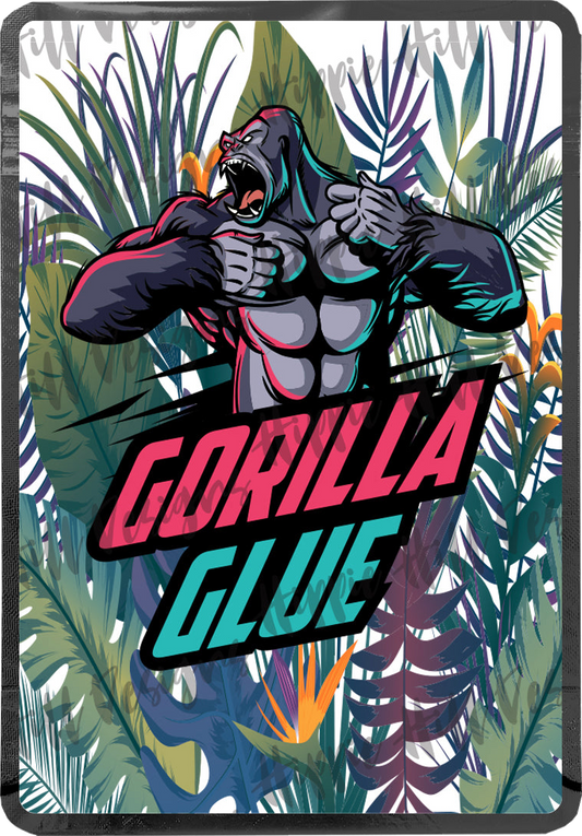 Gorilla Glue custom printed mylar bag
