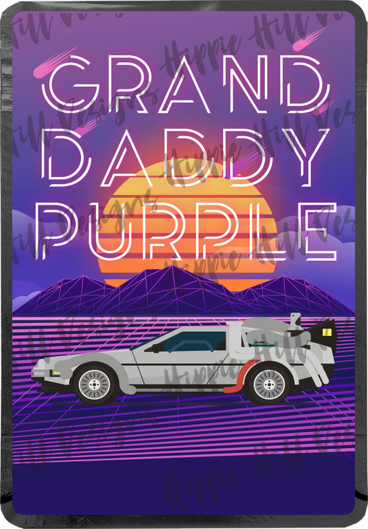 Grand Daddy Purple V2. custom printed mylar bag