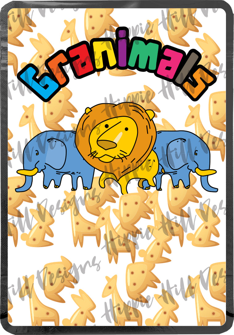 Granimals custom printed mylar bag