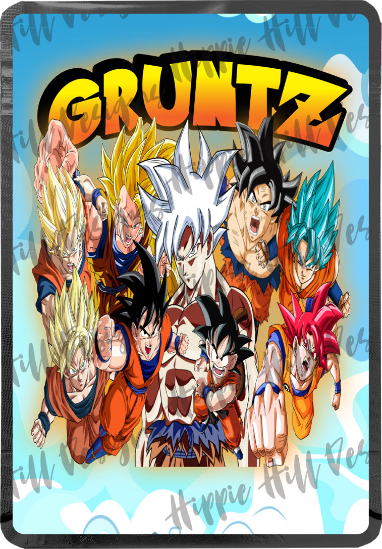 GRUNTZ custom printed mylar bag