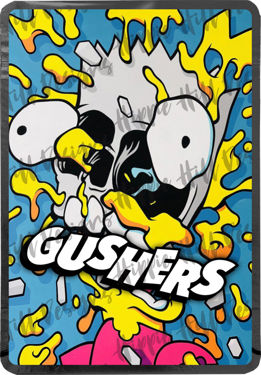 Gushers V2. custom printed mylar bag