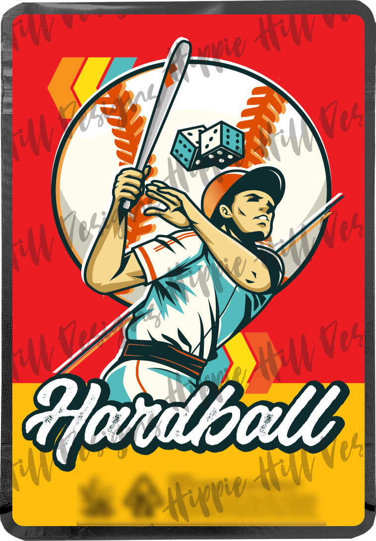 Hardball custom printed mylar bag