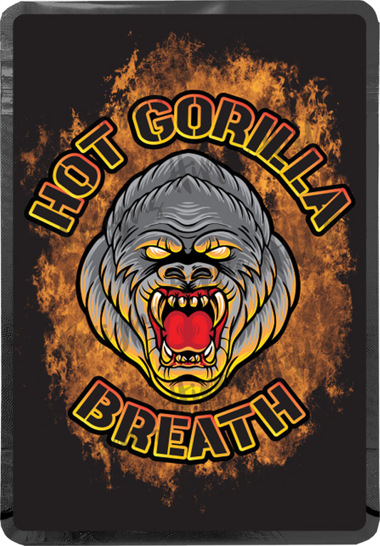 Hot Gorilla Breath custom printed mylar bag
