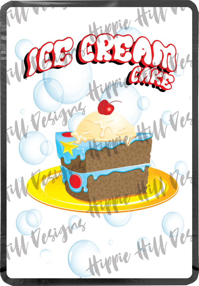 Ice Cream Cake custom printed mylar bag
