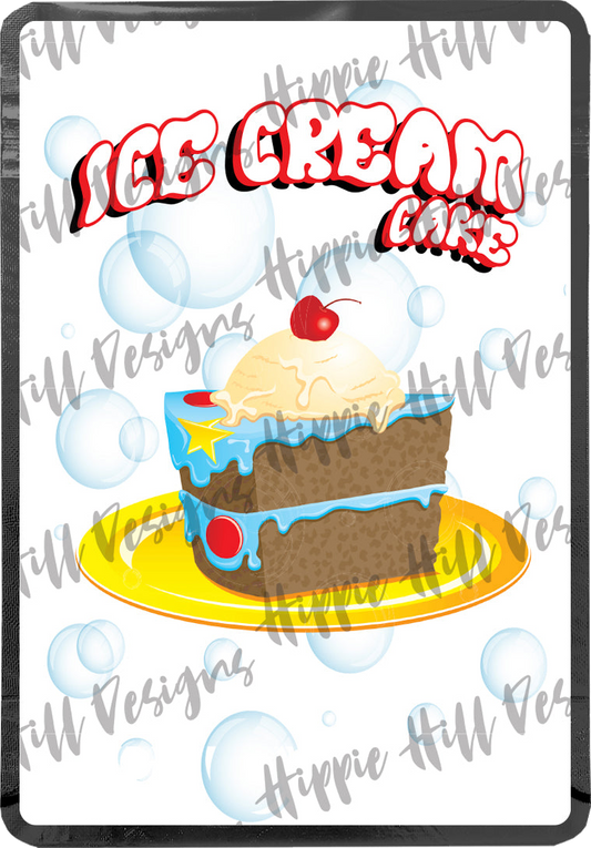 Ice Cream Cake custom printed mylar bag