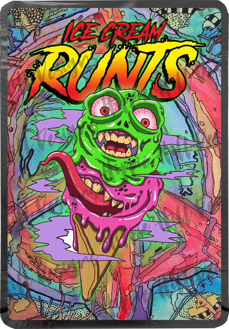 Ice Cream Runts custom printed mylar bag