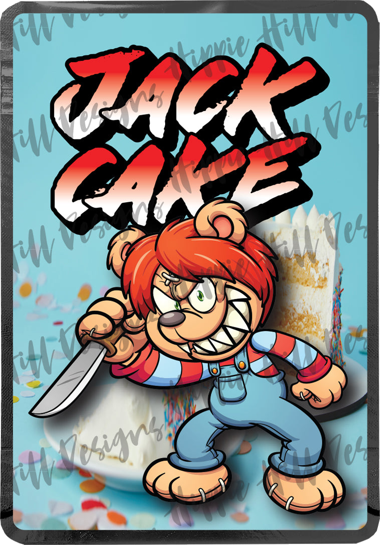 Jack Cake custom printed mylar bag