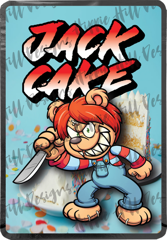 Jack Cake custom printed mylar bag