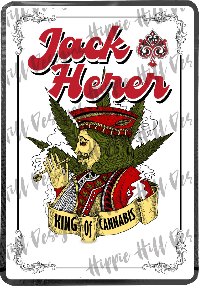 Jack Herer custom printed mylar bag