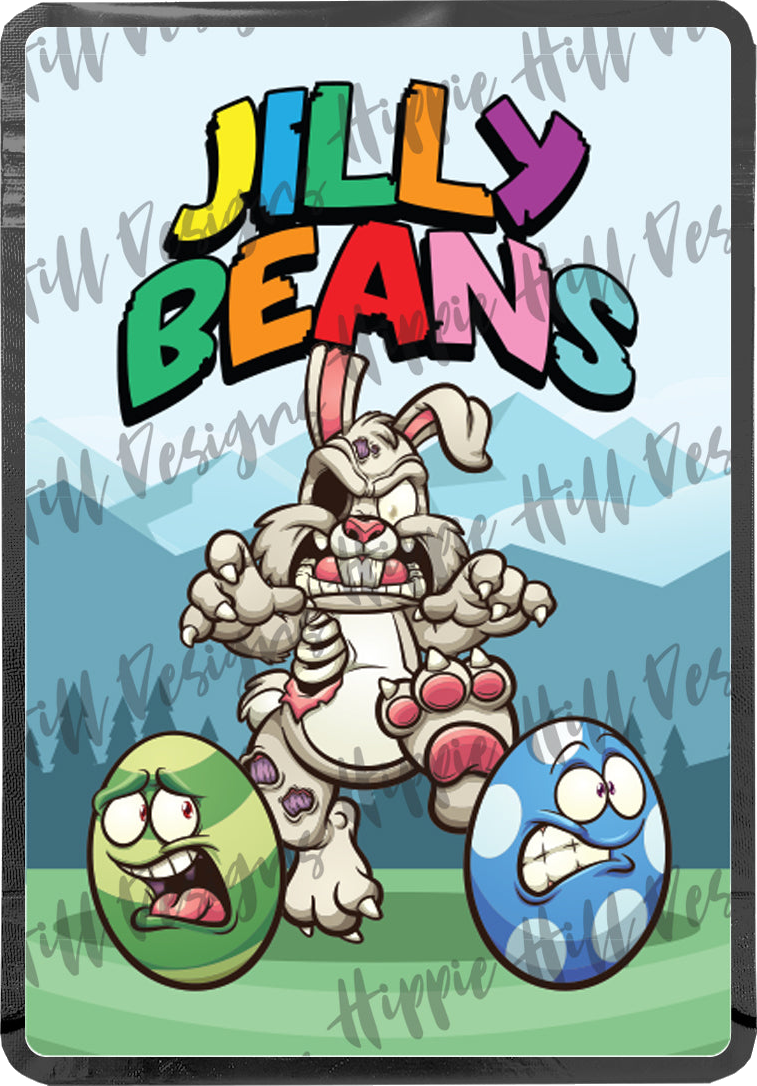Jilly Beans custom printed mylar bag