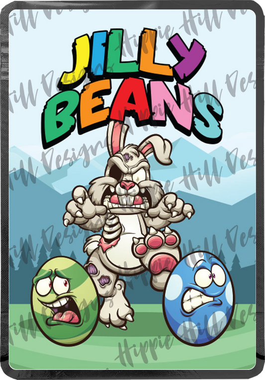 Jilly Beans custom printed mylar bag