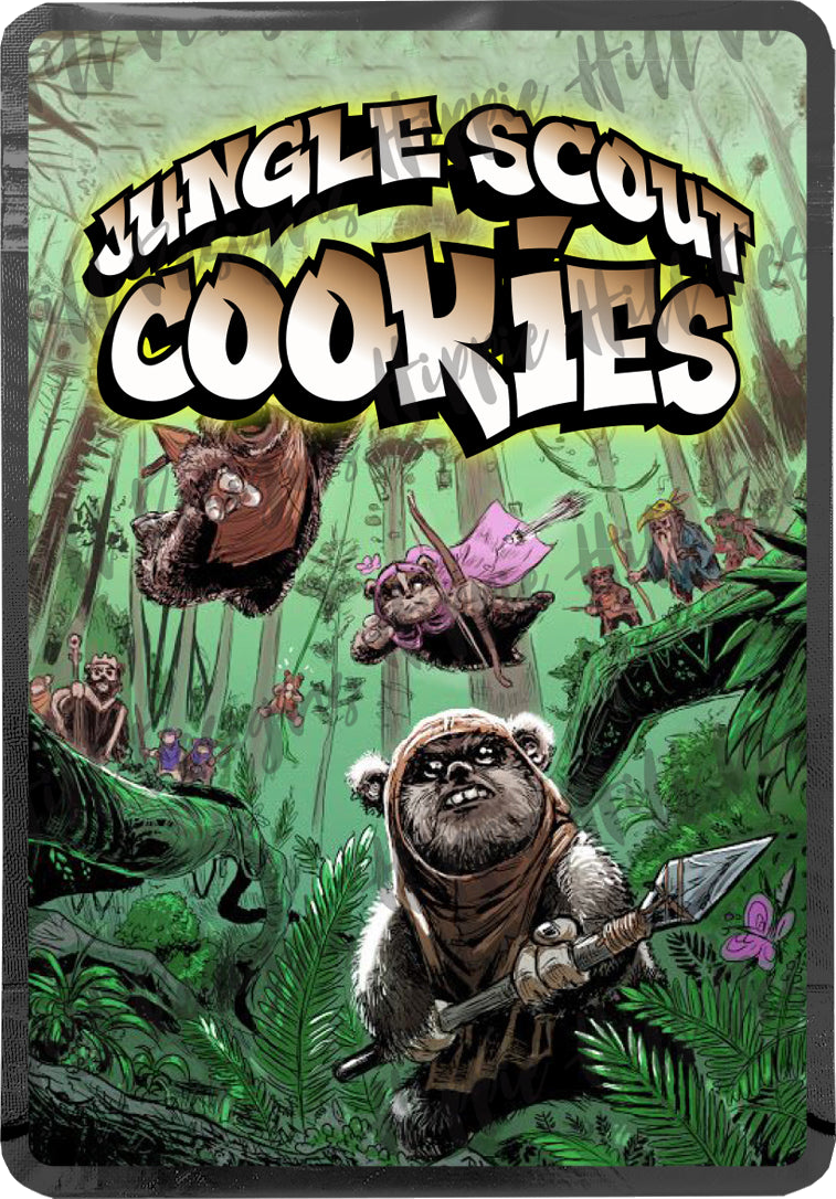 Jungle Scout Cookies custom printed mylar bag
