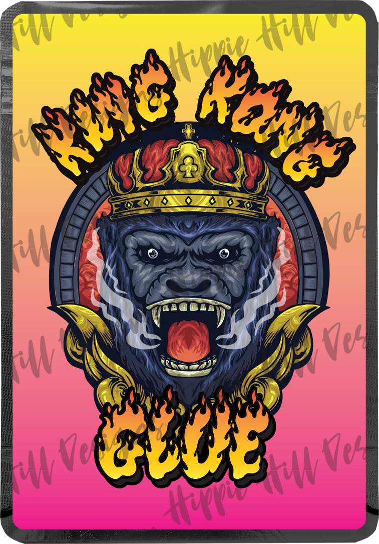 King Kong Glue custom printed mylar bag