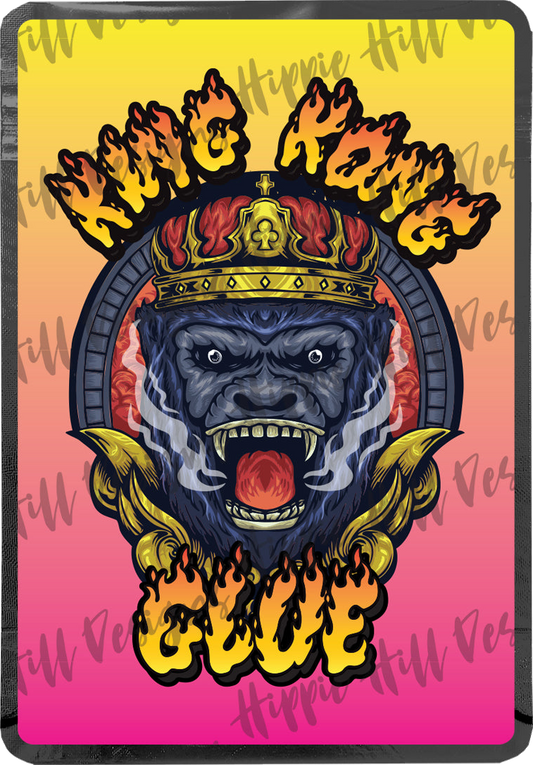 King Kong Glue custom printed mylar bag