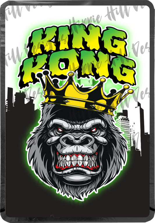 King Kong custom printed mylar bag