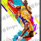 Kobe custom printed mylar bag