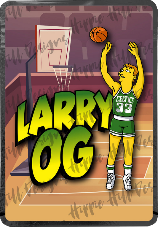 Larry OG custom printed mylar bag