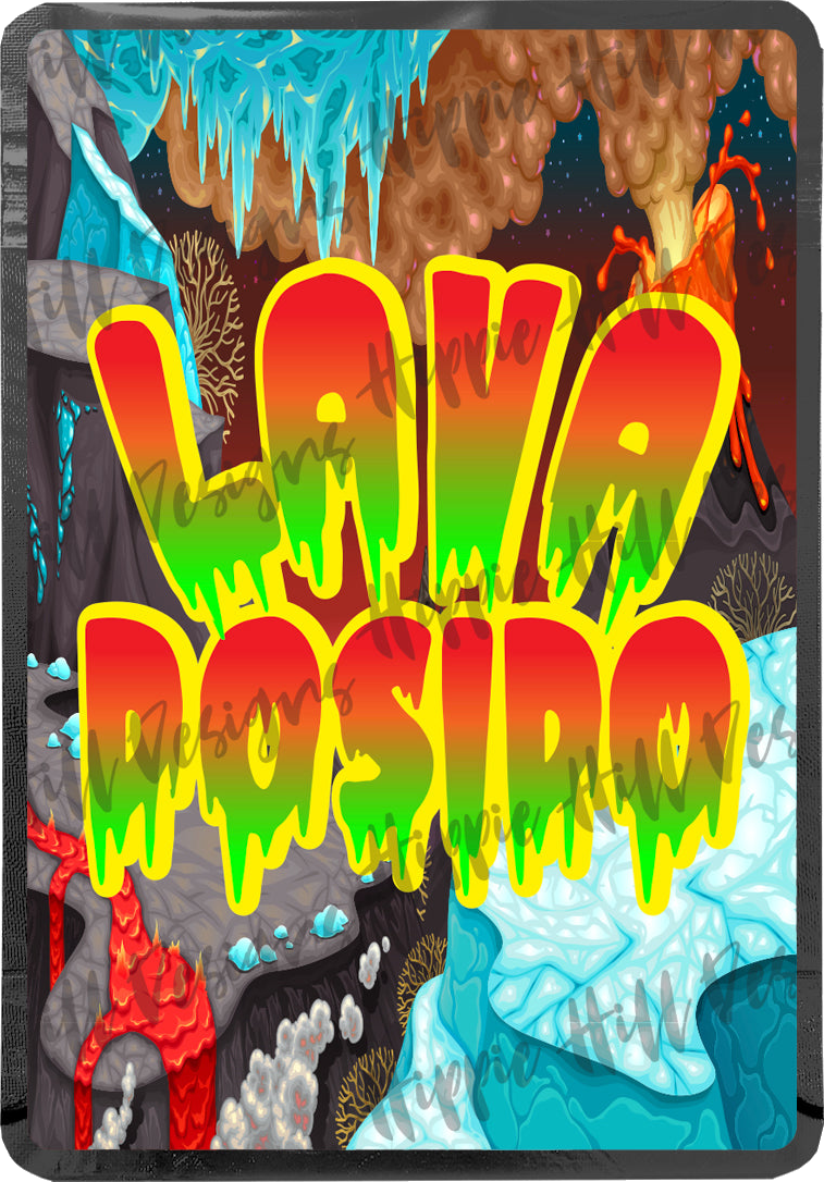 Lava Dosido custom printed mylar bag